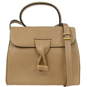 Loewe Beige Leather 2way Handbag 154342